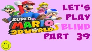 Lets Play Blind Super Mario 3D World Part 39 Downhill Cookie Cogworks Coop with Felisha [upl. by Huttan]