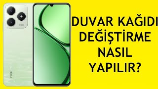 Realme Telefon Duvar Kağıdı Değiştirme Nasıl Yapılır [upl. by Phare]