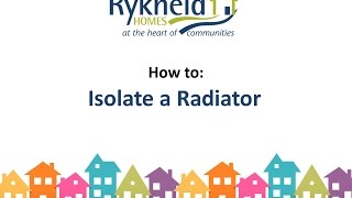 How to isolate a radiator [upl. by Martelli]