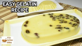 Gelatin Recipe Gelatin Dessert [upl. by Goddord615]