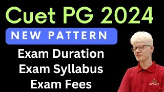 Cuet PG 2024 New Exam Pattern cuet Pg syllabus 2024  Cuet Pg exam 2024 [upl. by Strait]