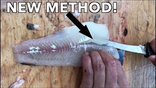 How to FILLET a WALLEYE  NEW METHOD [upl. by Reese714]