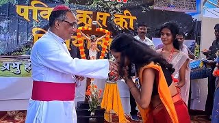 Krus vijay parab 2024  kansbahal parish ytshorts shorts trending nirupama official ♥️ [upl. by Ayotnahs]