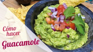 GUACAMOLE CASERO FÁCIL 🥑 Receta de GUACAMOLE para TACOS o NACHOS 🌮 [upl. by Aehcsrop]