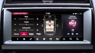 Jaguar FPACE 2017  InControl Touch Pro Settings [upl. by Alilahk]