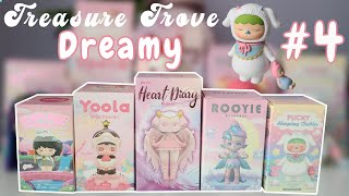 Treasure Trove 4 Dreamy Blind Box Unboxing Pucky Momiji Yoola Rooyie amp Heart Diary [upl. by Dailey]