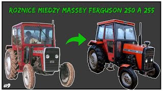 RÓŻNICE MIĘDZY MASSEY FERGUSON 250 a 255 [upl. by Okiek776]