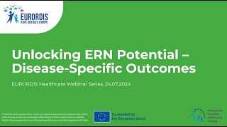 Patient Partnership Webinar  Unlocking ERN Potential Disease Specific Measures [upl. by Ivanah]