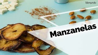 ¿Cómo hacer chips de manzana en casa  Botana fácil y saludable [upl. by Nitnerb]