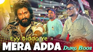 Eyy Bidda Ye Mera Adda  Pushpa  Pushpa Song  Natraj Dhumal Durg  Raipur Ganesh Jhanki 2024 [upl. by Aerdied164]