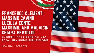 Elezioni Presidenziali USA 2024 una prima riflessione [upl. by Milburn]