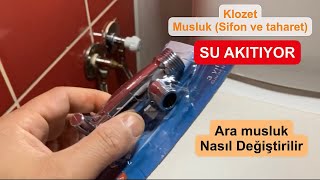 reklam Klozet musluğu su kaçırıyor  Klozet musluğu değiştirme  Ara musluk  Taharet [upl. by Anaira]