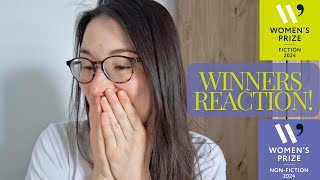 Womens Prize for Fiction amp NonFiction 2024  Winners Reaction [upl. by Notelrahc]