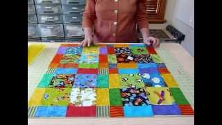 How to have Fun with Novelty 5quot squares  Quilting Tips amp Techniques 062 [upl. by Atteynad]