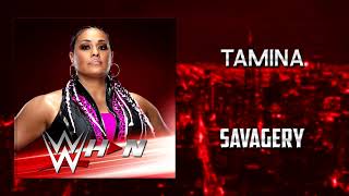 WWE Tamina  Savagery Entrance Theme  AE Arena Effects [upl. by Rehsa824]