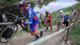 Eduardo El León de Bocos en el Ciclocross de Villarcayo 2016 [upl. by Blisse]