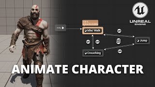 How to Animate Your Character in Unreal Engine 5  Animation Blueprints and Blendspaces [upl. by Ruddie362]