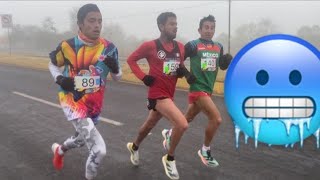 CARRERA 15 KM EL CALVARIO  CHILLARON DE FRIO 🥶 [upl. by Odranoel]