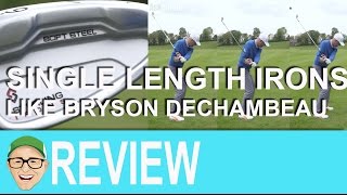 Single Length Irons Like Bryson Dechambeau [upl. by Aynotal]