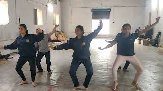 KUCHIPOODI bharatnatyam by Tirupati Group JWSW Cadets ncc kadapa ncctraining [upl. by Ahsirek]