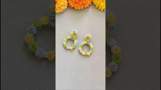 DIY Flower Earrings 😍 ll Easy making Quilling Earings ideas llearringsearringsdesign [upl. by Auoh]