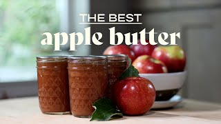 The BEST apple butter recipe for canning 🍎🍁🍂 [upl. by Sedecrem975]