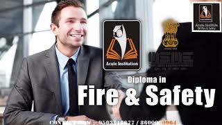 Acute Institute Of Fire amp Safety  Career in fire and safety engineering [upl. by Amadeo]