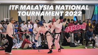 ITF Taekwondo MALAYSIA National Championship 2022  Sparring Champions  Overall Champions [upl. by Casie]