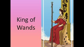 The King of Wands Tarot Card  in 1 Minute [upl. by Fabrianna468]