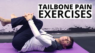 Tailbone Pain Exercises for Coccyx Pain Relief and Muscle Spasm [upl. by Raimondo683]