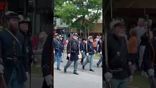 2024 Wellsboro Parade with the 149th 150th and 42nd Bucktails [upl. by Yruoc]