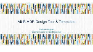 AltR HDR Design Tool amp Templates [upl. by Nawyt527]