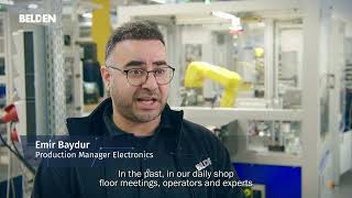 Digital Transformation at Belden’s Manufacturing Plant in Germany [upl. by Natanhoj]