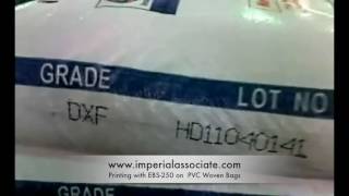 EBS 250 Printing on PP woven sacks [upl. by Yelrac88]