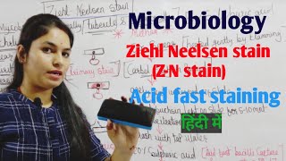 Ziehl Neelsen Stain ZN Stain  Acid Fast Staining  ZN Stain Microbiology  By Manisha Maam [upl. by Talbott]