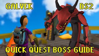 Defeat GALVEK on your FIRST TRY OSRS Dragon Slayer 2 boss guide FOR NOOBS [upl. by Orian634]