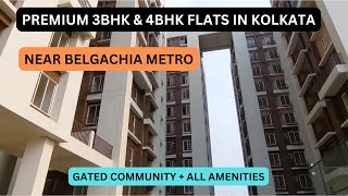 Premium 3Bhk amp 4Bhk Flats In Kolkata Near Belgachia Metro at Paikpara 📞 8100293325  Ready complex [upl. by Pesvoh]