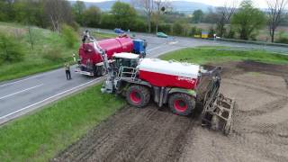 Gülle eingrubbern 2017 °CLAAS Xerion saddle trac° 4K [upl. by Burton]