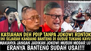 sejarah baru tukang kayu ratakan kandang banteng makanya jangan remehkan jokowi banteng nyungsep [upl. by Slen]