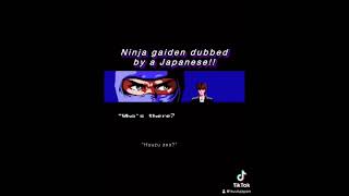 Ninja Gaiden dubbed by a Japanese [upl. by Enidlareg]