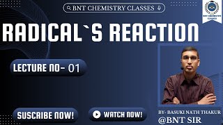 RADICAL REACTIONS CONCEPTchemistry [upl. by Hadwyn]