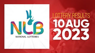 NLB Live Lottery Draw 20230810  0930 PM [upl. by Colfin633]