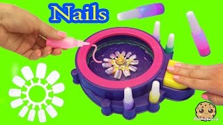 Fail  Make Your Own Custom Nails with Glitter Nail Swirl Art Kit Maker  Cookieswirlc Video [upl. by Ettelegna]