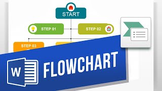 How to Make a Flowchart in Word  Create a Flowchart with SmartArt [upl. by Ydorb979]