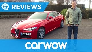 Alfa Romeo Giulia 2018 saloon indepth review  Mat Watson Reviews [upl. by Arayc]