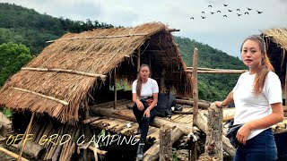 OFF GRID in a typical NAGA HUT  Cooking Rengmas signature dish and Chicken Gizzard [upl. by Eelyab]