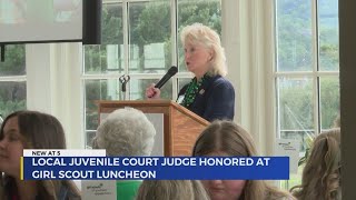 Johnson City Judge Sharon Green honored at Girl Scout luncheon [upl. by Erreipnaej]