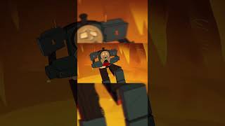 2 Robot Train VS Devil Man animation part 3 shorts [upl. by Hueston]