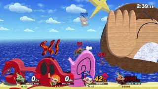 Super Smash Bros Ultimate  Stage Builder A Crab Claws VideoGameFan96s Ear [upl. by Romito]