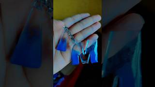 M letter resin keyring  resinletterkeychains viralshorts viralsong [upl. by Anyad293]